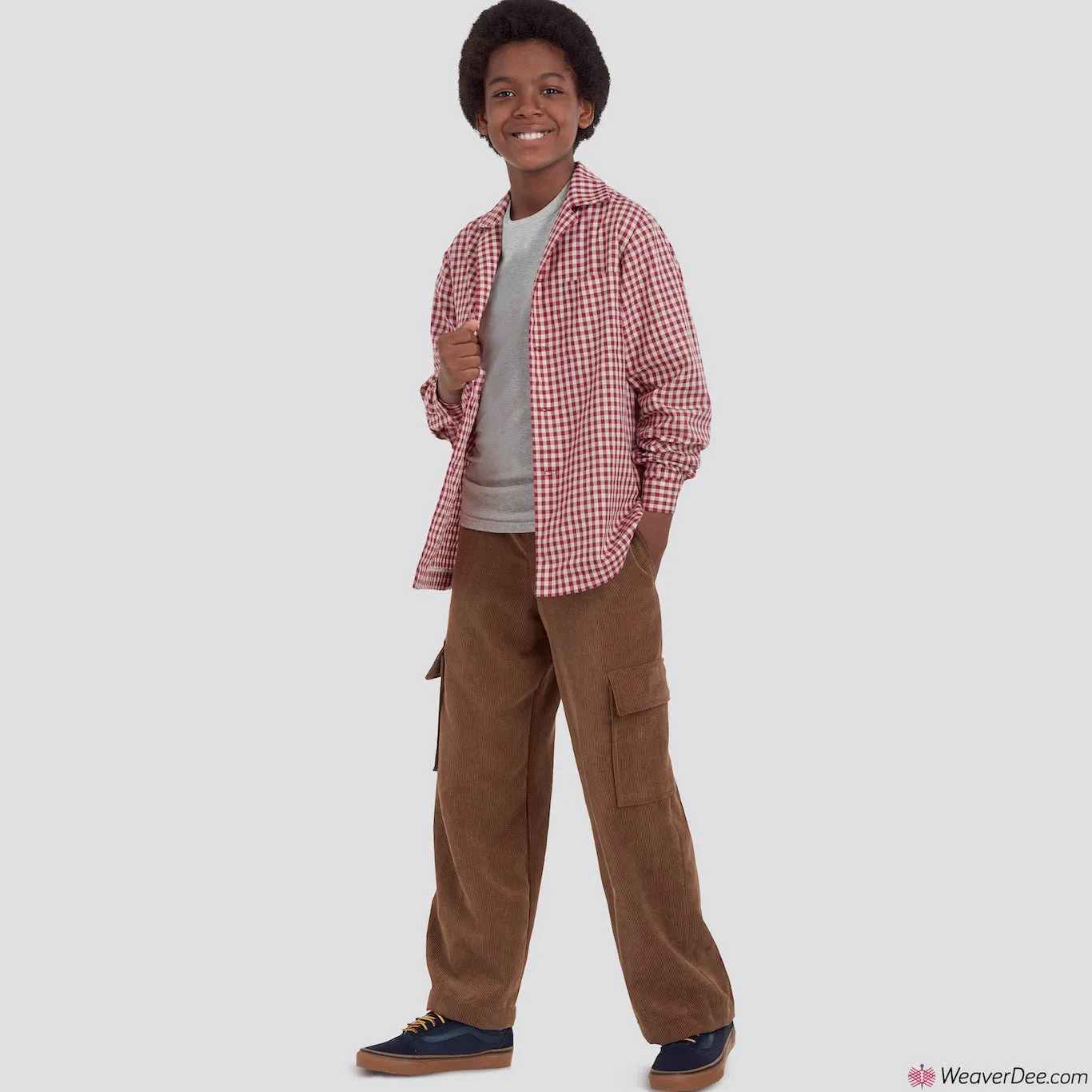 Simplicity Pattern S9201 Children's & Boys' Shirt, Vest & Pull-On Pants