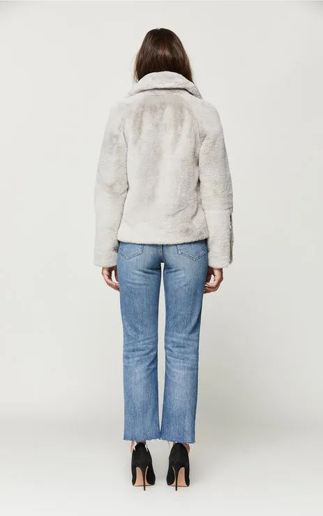 Soia & Kyo - Emanuela Faux Fur Jacket in Silver