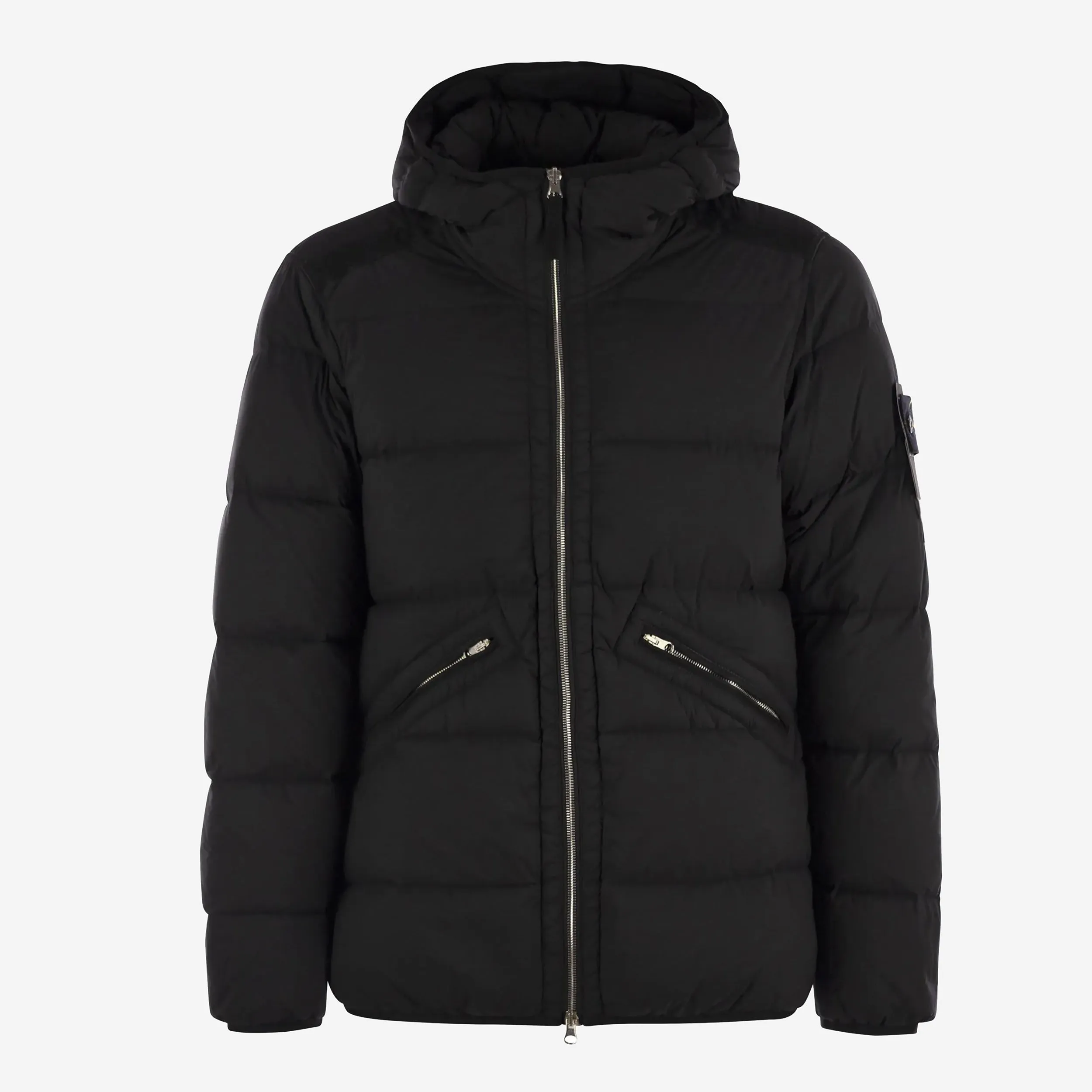 Stone Island Hooded Quilted Down Jacket