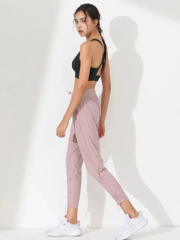 Stretch Tapered Lounge Yoga Run Sweatpants