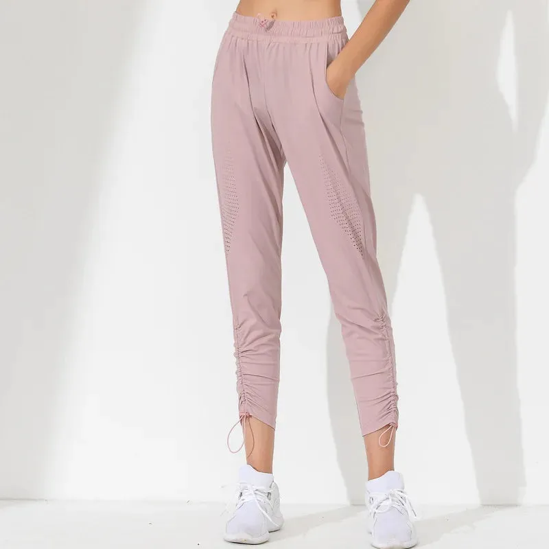 Stretch Tapered Lounge Yoga Run Sweatpants