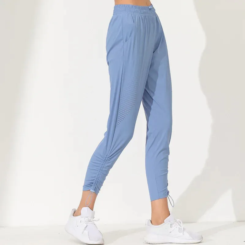 Stretch Tapered Lounge Yoga Run Sweatpants