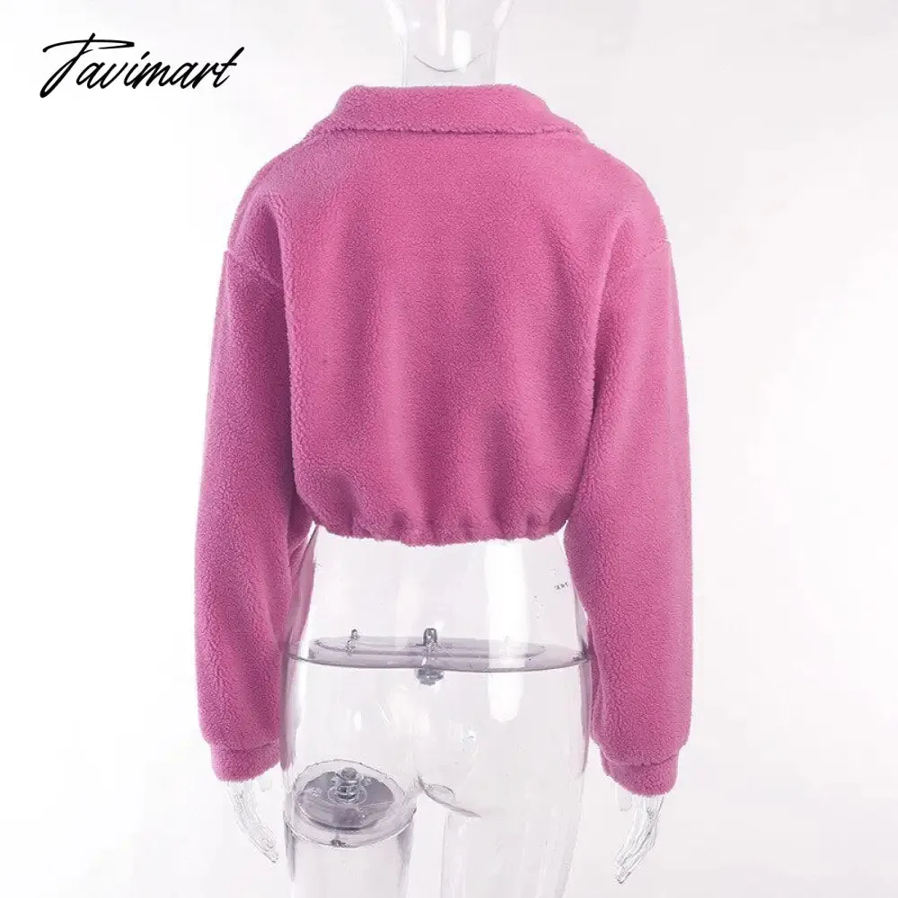 Tavimart Fleece Tracksuits Women's Winter Set Fashion Streetwear Y2k Casual Bra Vest Sweatpants Crop Tops 3 Piece Set Sexy Outfit