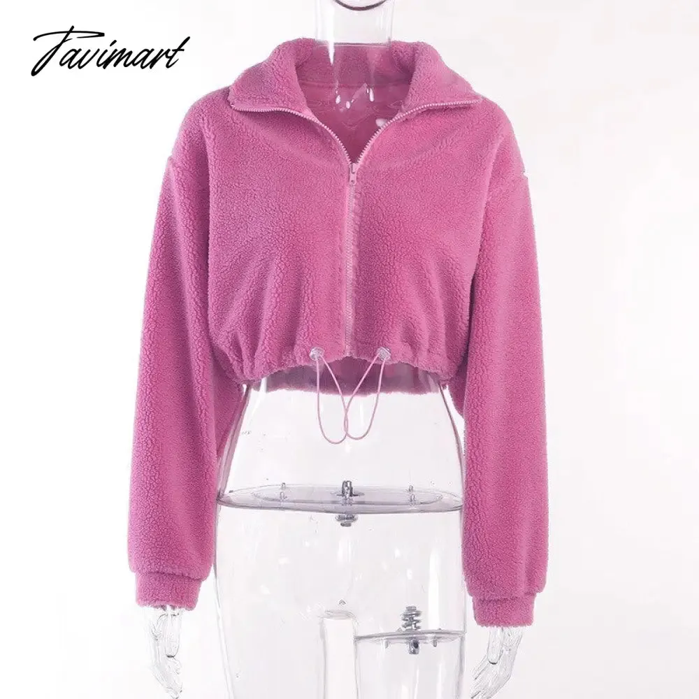 Tavimart Fleece Tracksuits Women's Winter Set Fashion Streetwear Y2k Casual Bra Vest Sweatpants Crop Tops 3 Piece Set Sexy Outfit