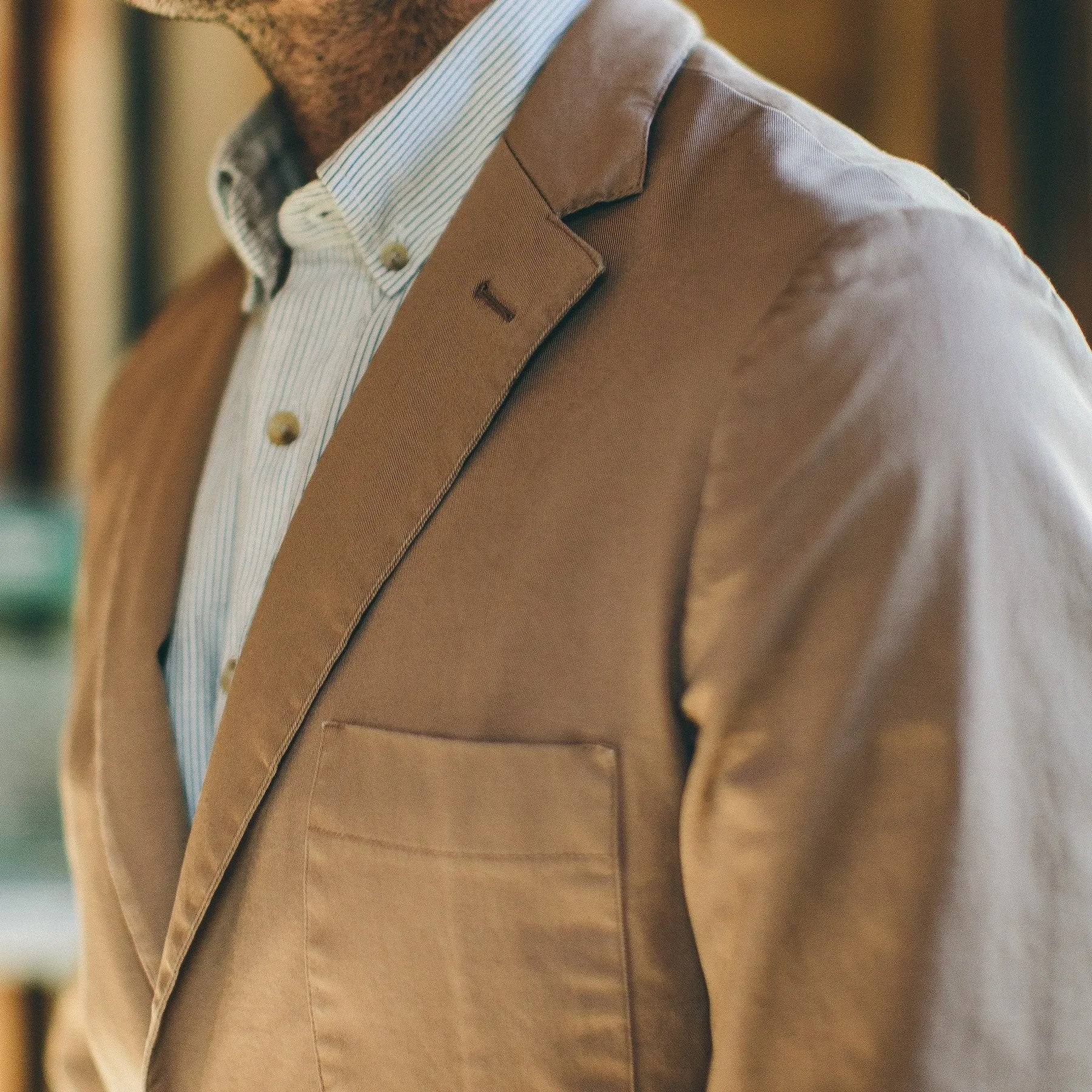 The Telegraph Jacket in Sea Washed Khaki