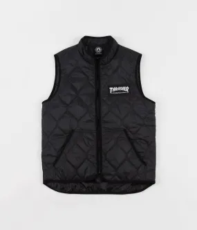 Thrasher Skate Mag Vest Jacket - Black