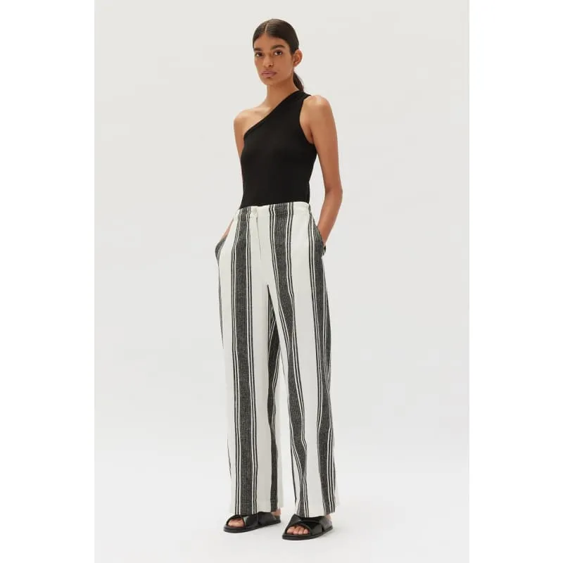 Tuscany Linen Stripe Pant