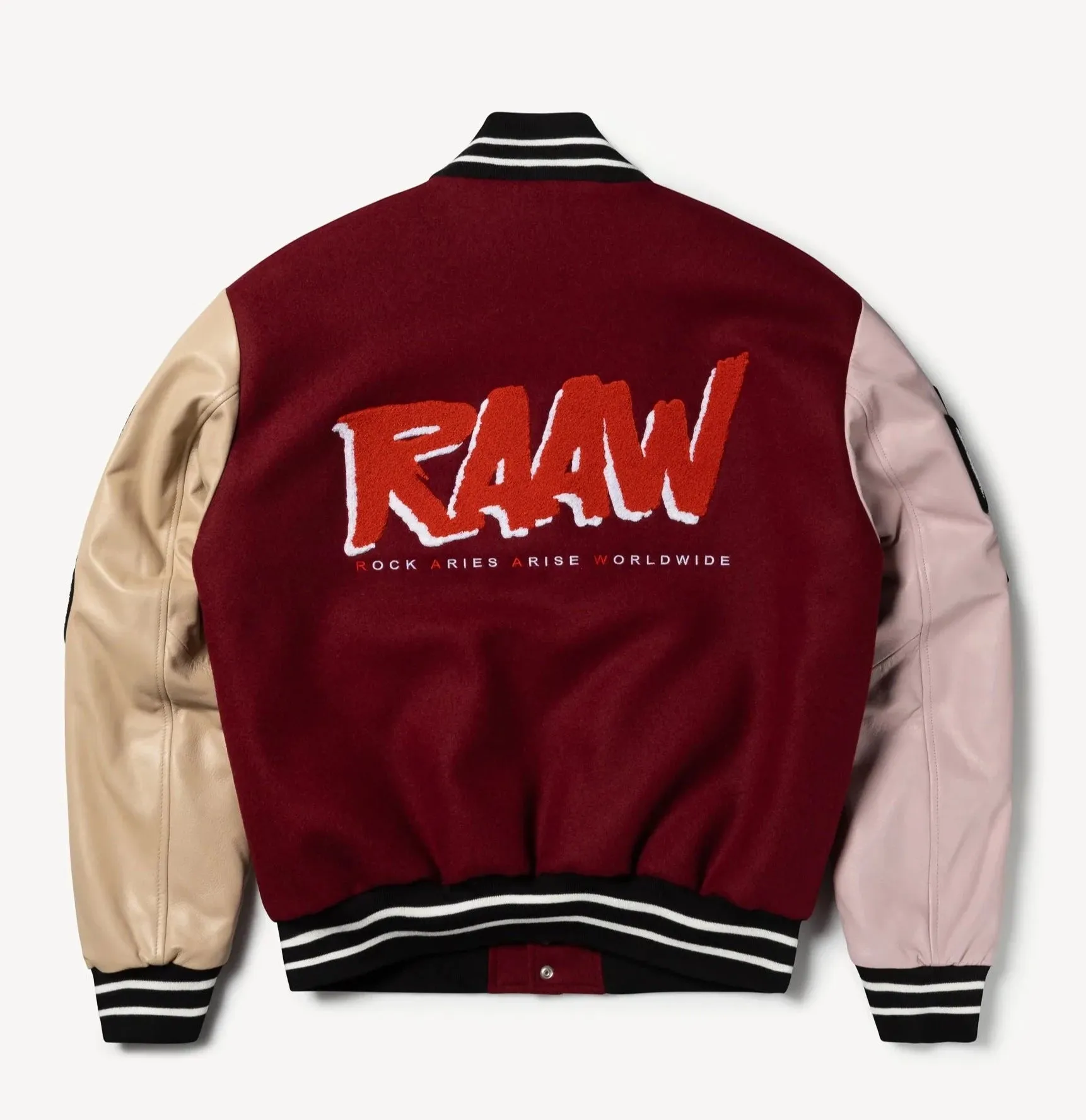 VARSITY JACKET / ARIES / BURGUNDY