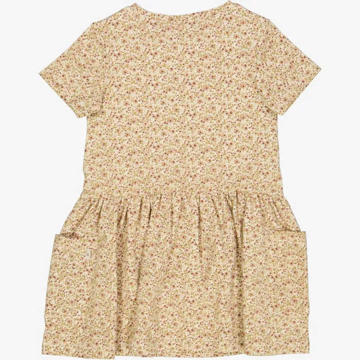 Wheat - Jersey Dress Birthe - Eggshell Flowers