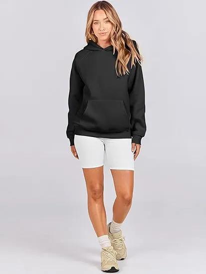 Wholesale Women's Fleece Oversized Classic Long Sleeve Hoodies