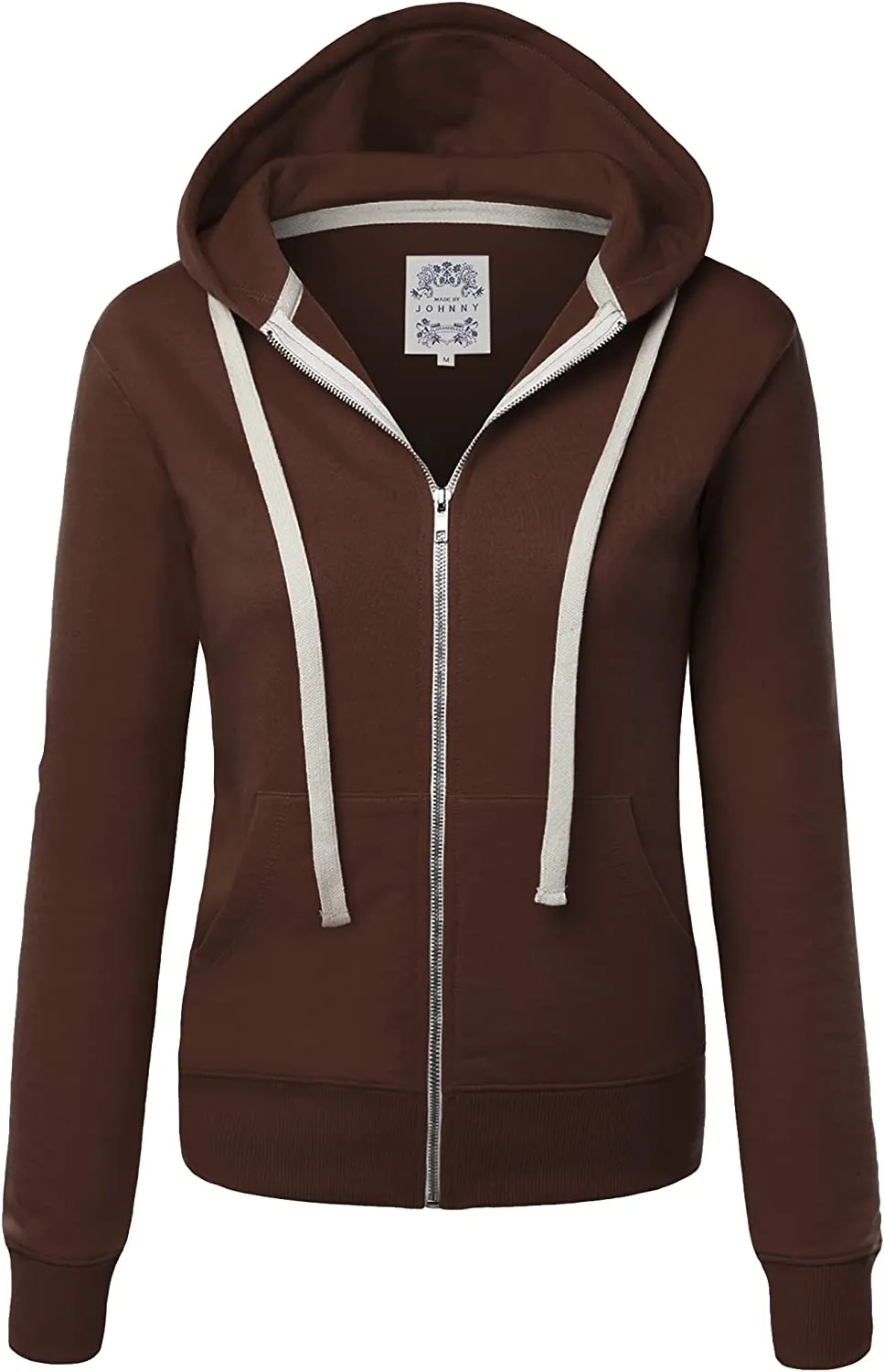 Wholesale Women's  Long Sleeve Zip-up Hoodie Jacket