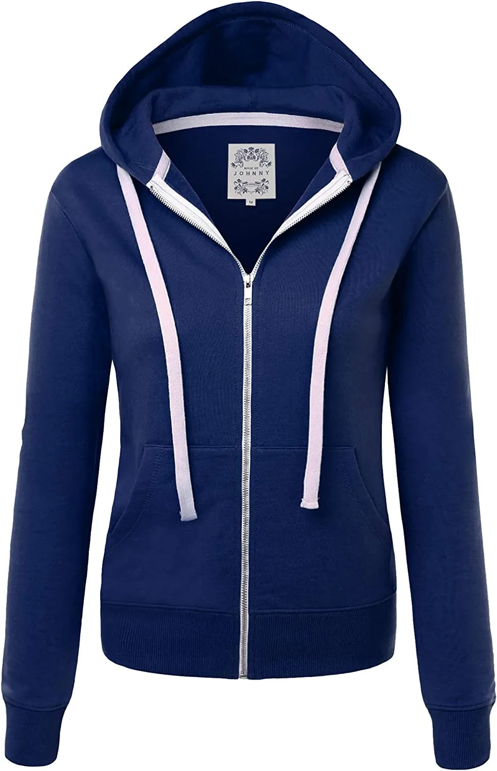 Wholesale Women's  Long Sleeve Zip-up Hoodie Jacket