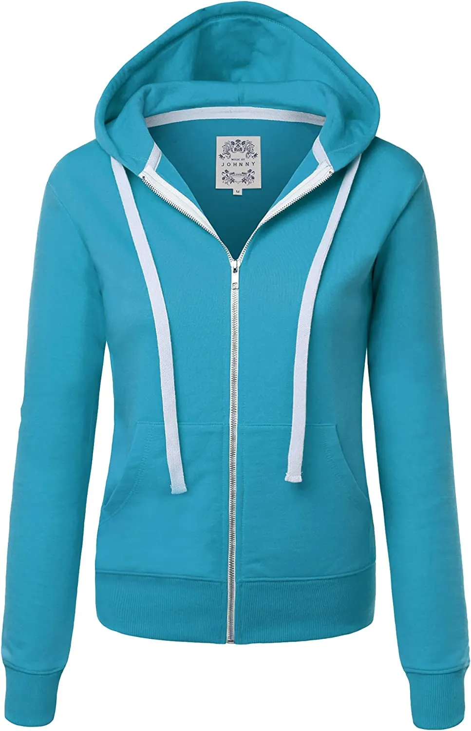 Wholesale Women's  Long Sleeve Zip-up Hoodie Jacket