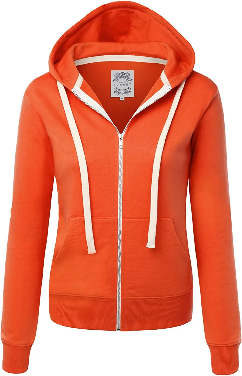 Wholesale Women's  Long Sleeve Zip-up Hoodie Jacket