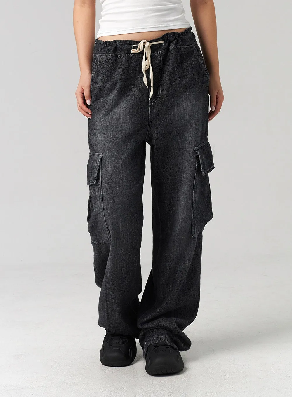 Wide Cargo Jeans CL305