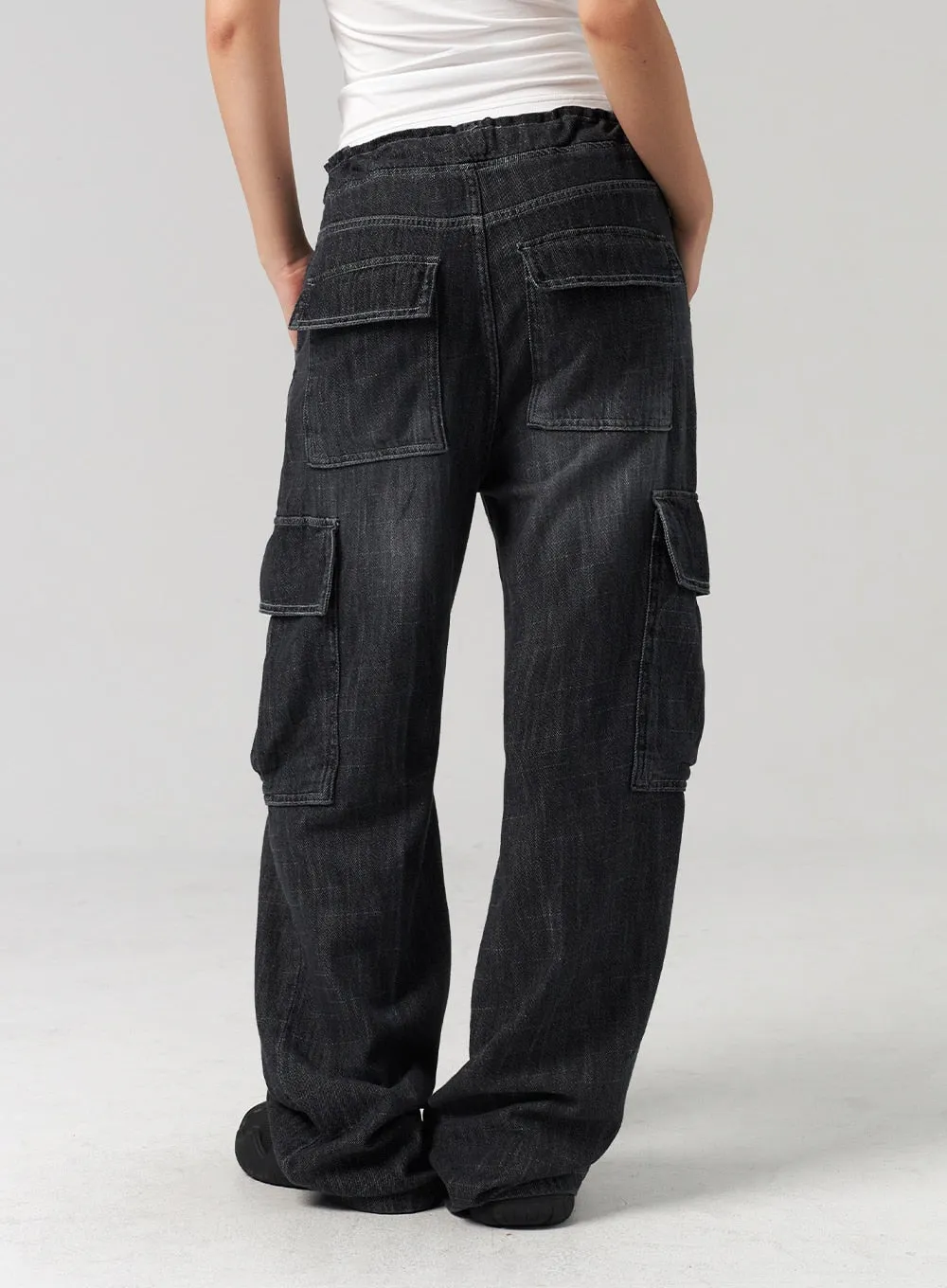 Wide Cargo Jeans CL305