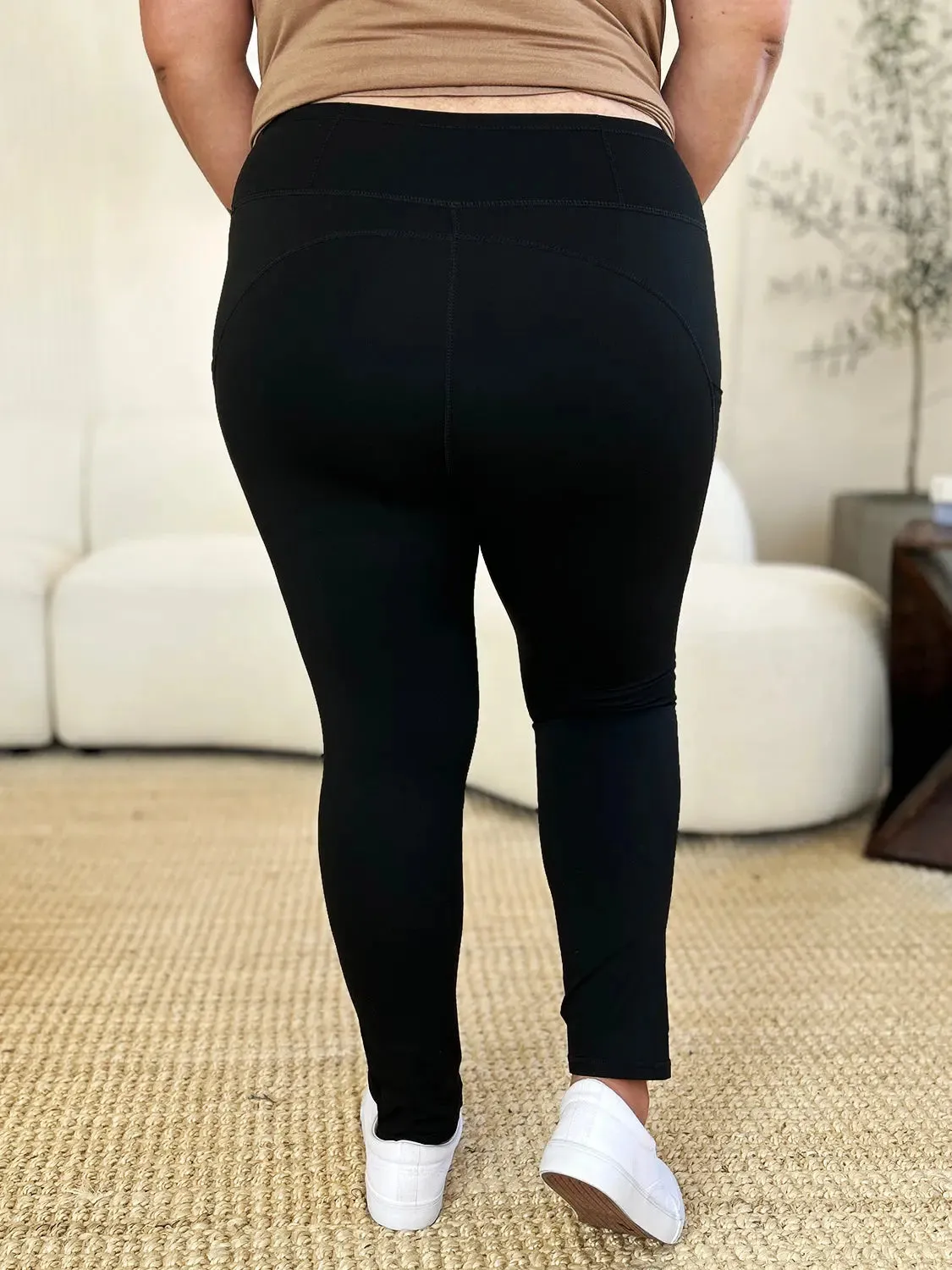 Wide Waistband Sports Leggings