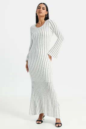 Women Ivory Maxi Dress