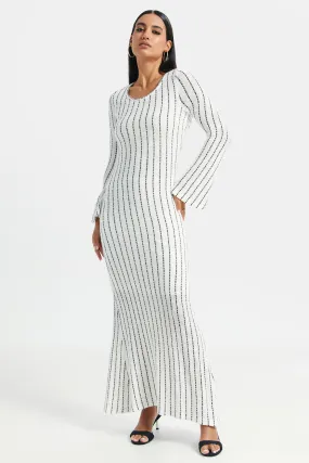 Women Ivory Maxi Dress