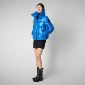 Women's Animal free Puffer Jacket Isla  in blue blerry