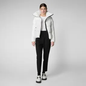 Women's Animal free Puffer Jacket Isla  in Off white