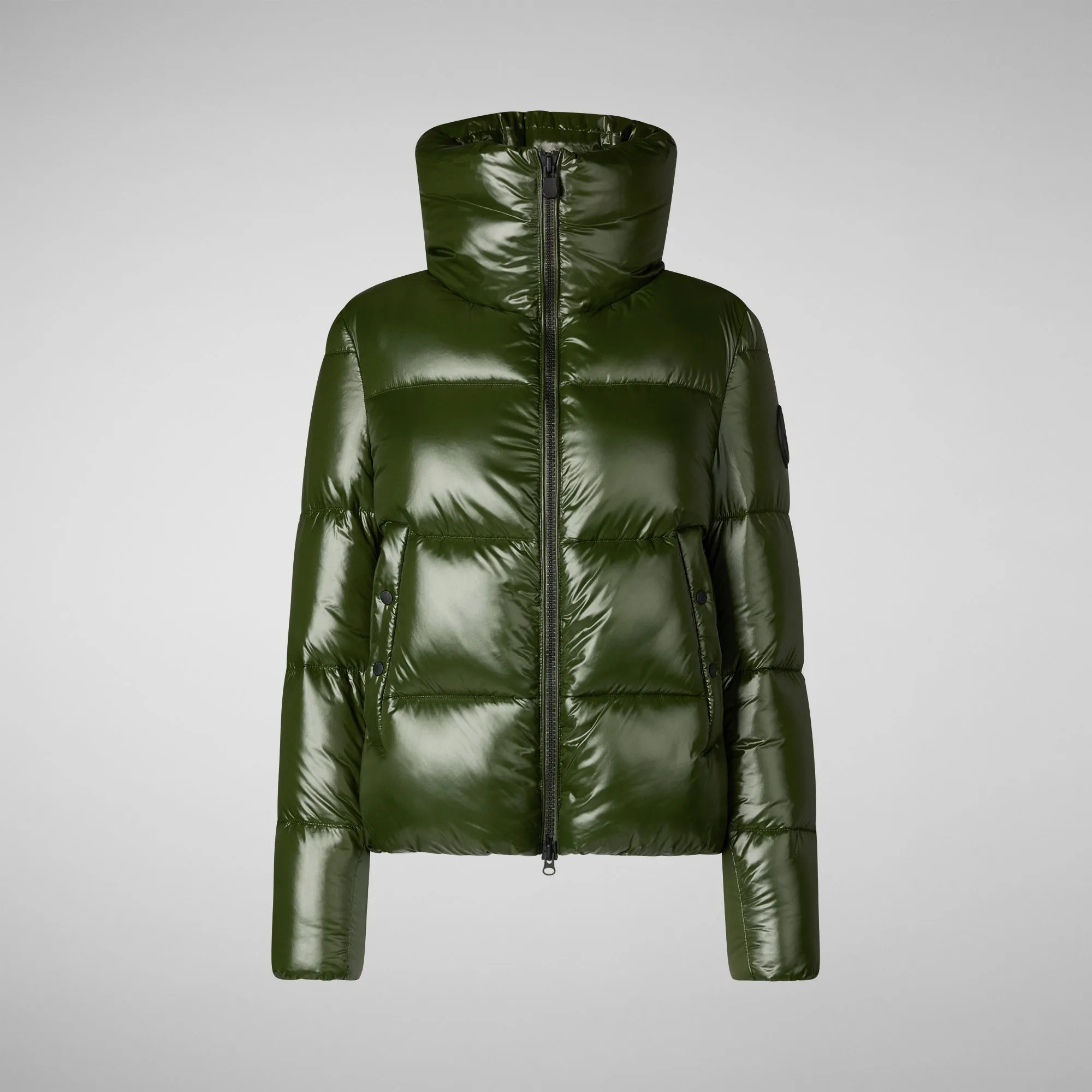 Women's Animal free Puffer Jacket Isla  in Pine Green