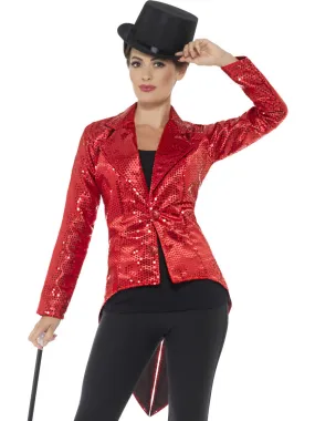 Womens Costume - Sequin Tailcoat Jacket