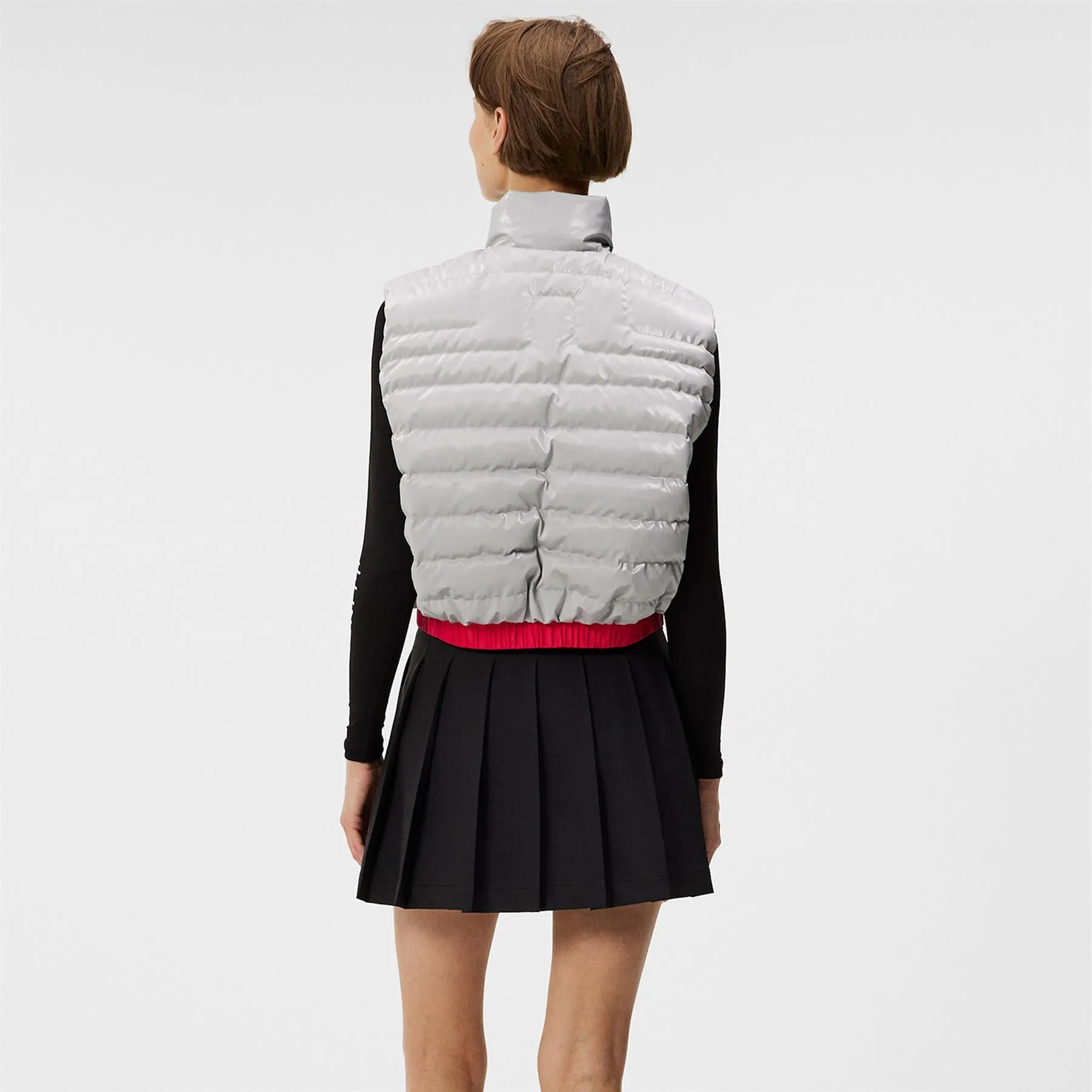 Womens Isla Reversible Vest Silver - AW23