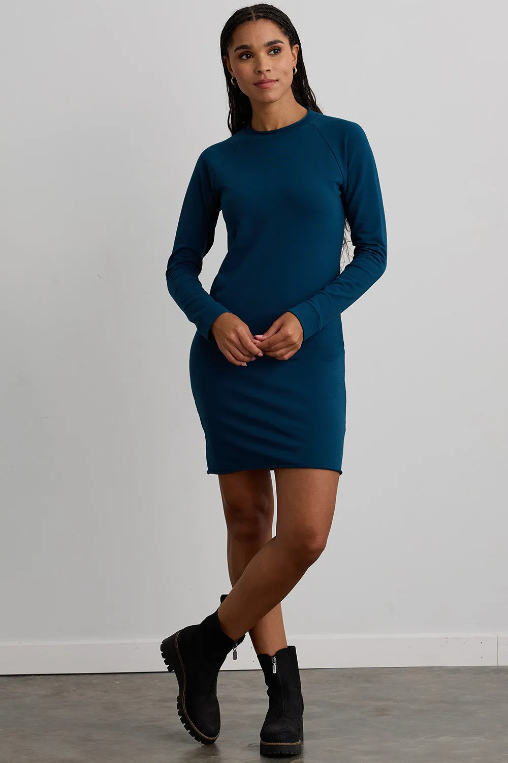 Women's Organic French Terry Sweatshirt Dress