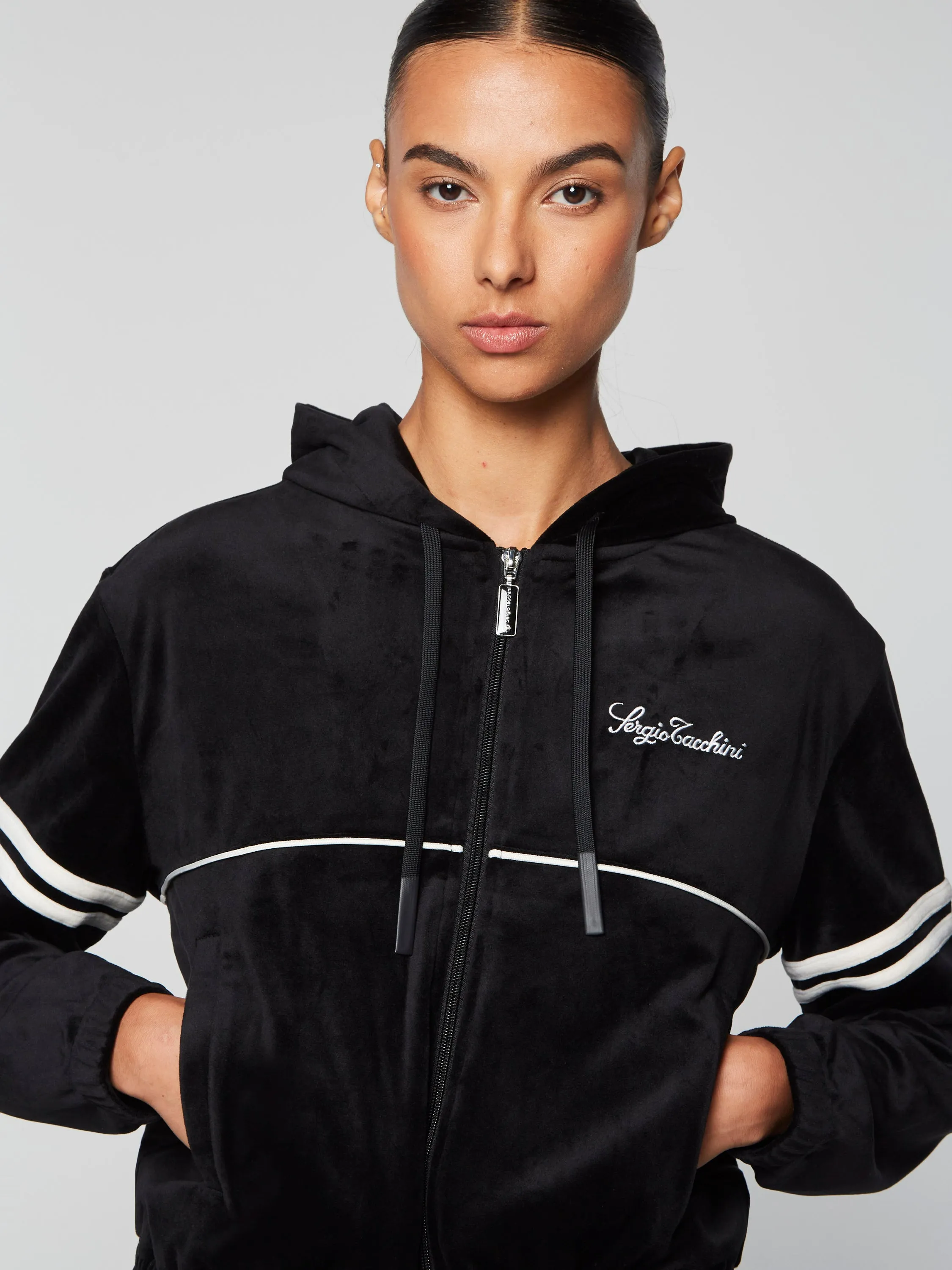 Women's Scopeto Hoodie- Black Beauty