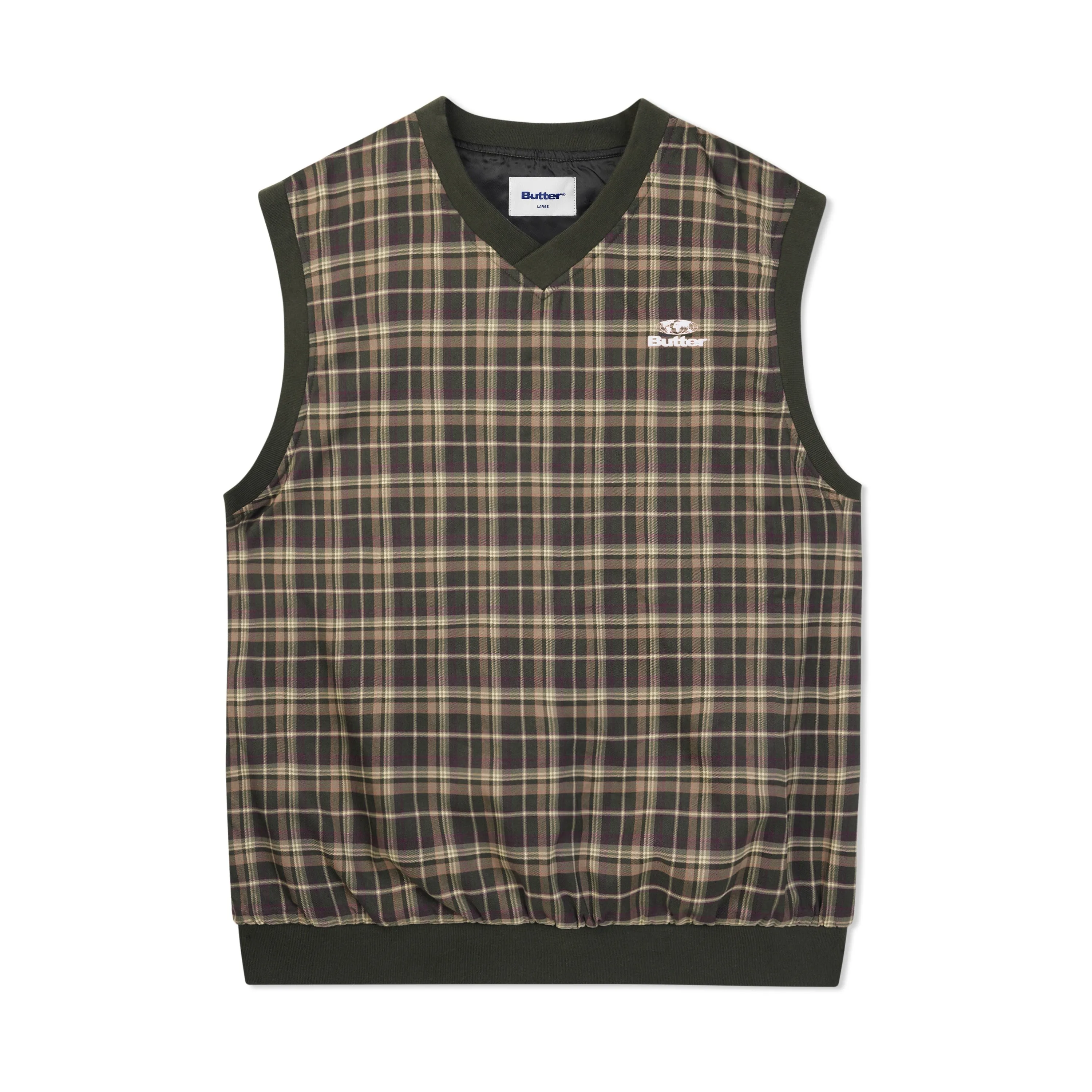 Woods Plaid Vest, Wood Plaid